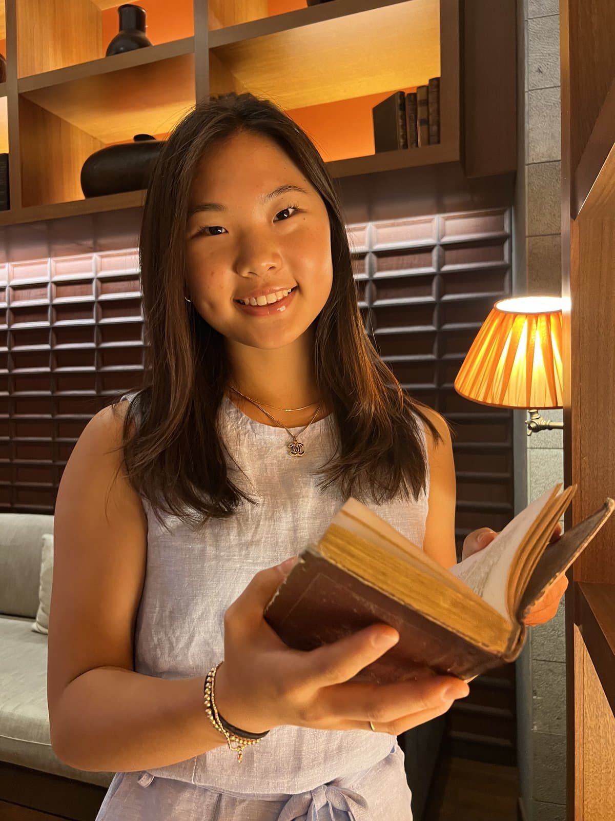 Chloe Kim, violinist and pianist, President of Harmony Ensemble.