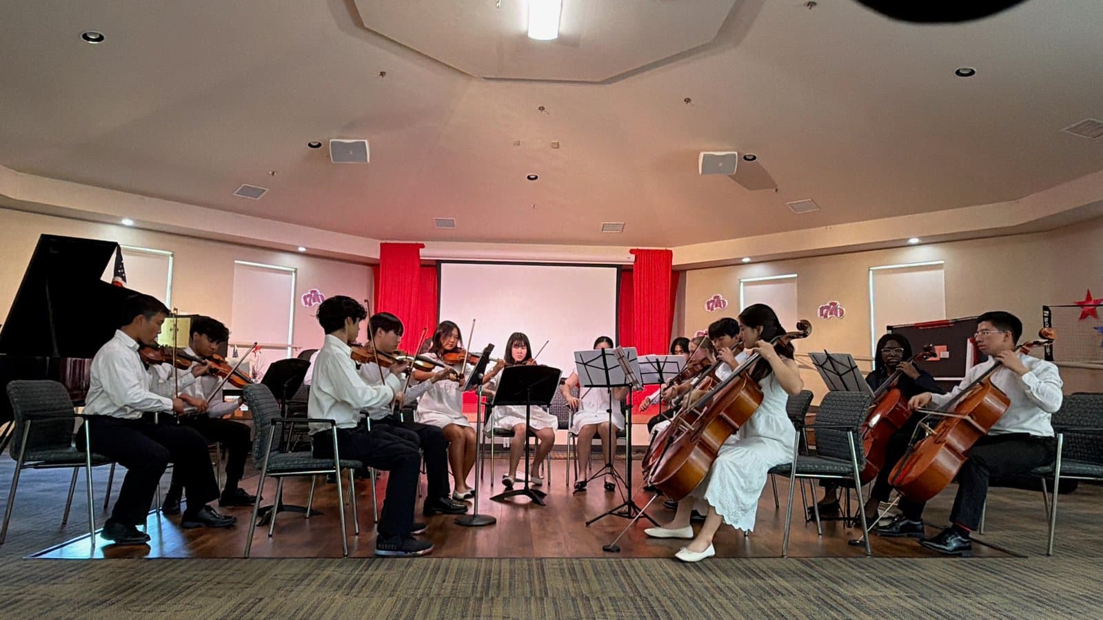 Harmony Ensemble performing at the 2026 Annual Benefit Concert, July 2026.